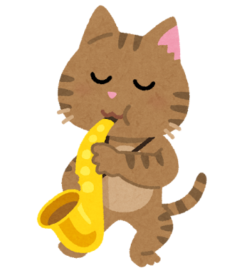 猫とサックス.png